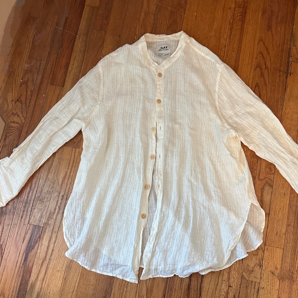 Flax Cream Linen Shirt